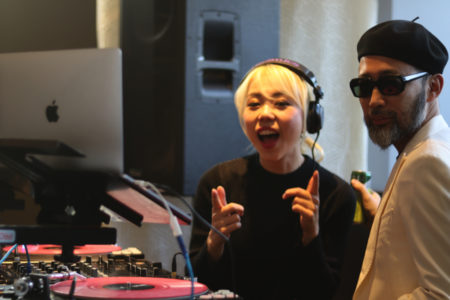 DJ SARASAさんと沖野修也さん
