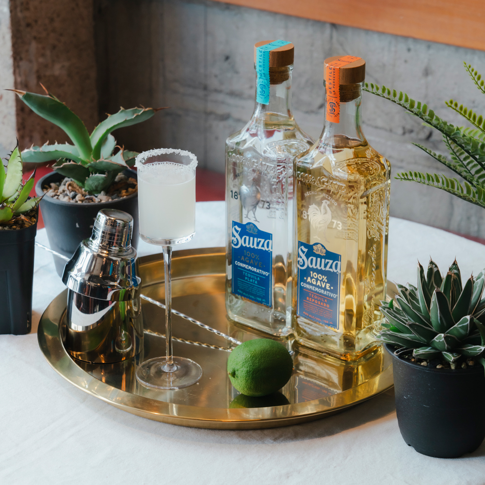 サウザブルー・マルガリータづくり体験コーナー